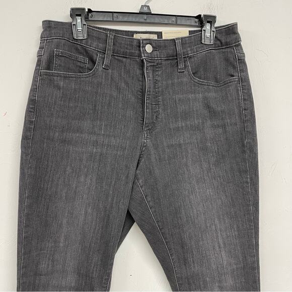 Universal Thread Grey High Rise Skinny Jeans Smooths & Sculpts Womens 12 Denim - Picture 10 of 13